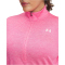 UNDER ARMOUR Tech Twist 1/2-Zip Trainingsshirt Damen 672 - super pink/white 1X