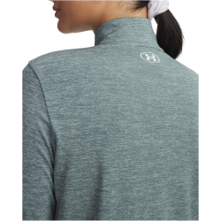 UNDER ARMOUR Tech Twist 1/2-Zip Sportshirt Damen 587 - jasper blue/white S