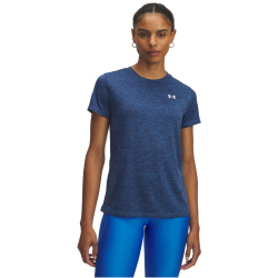 UNDER ARMOUR Tech Twist T-Shirt Damen 402 - blue atlantis/white L