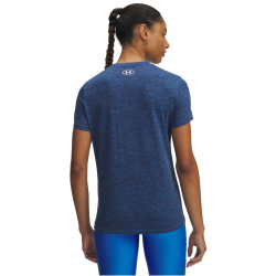 UNDER ARMOUR Tech Twist T-Shirt Damen 402 - blue atlantis/white L