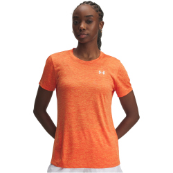UNDER ARMOUR Tech Twist T-Shirt Damen 844 - orange base/white S