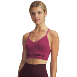 UNDER ARMOUR Vanish Seamless Low Support Sport-BH Damen 659 - fuchsia dusk/dark maroon M