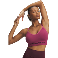 UNDER ARMOUR Vanish Seamless Low Support Sport-BH Damen 659 - fuchsia dusk/dark maroon M