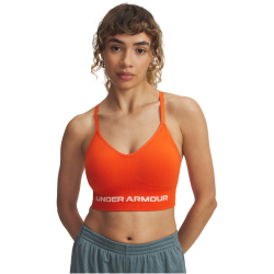 UNDER ARMOUR Vanish Seamless Low Support Sport-BH Damen 844 - orange base/white XS