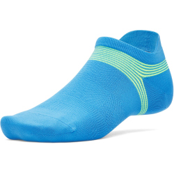 3er Pack UNDER ARMOUR Dry Run Lite No Show Tab Laufsocken 402 - blue atlantis/black/reflective XL (47.5-50.5)