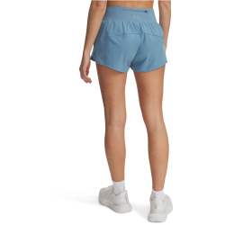 UNDER ARMOUR Launch Pro 3" Laufshorts Damen 418 - blue smoke/reflective XS