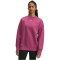 UNDER ARMOUR Rival Fleece Oversized Sweatshirt Damen 659 - fuchsia dusk/white S