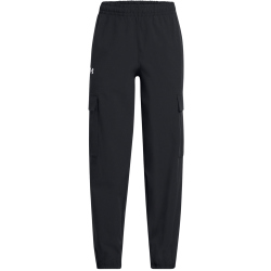 UNDER ARMOUR Rival Woven Cargohose Mädchen 001 - black/white M (137-149 cm)