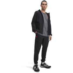 UNDER ARMOUR Vibe Woven Cargohose Herren 002 - black/racer red L