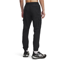 UNDER ARMOUR Vibe Woven Cargohose Herren 002 - black/racer red S