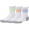 3er Pack UNDER ARMOUR ArmourDry Cushion Laufsocken 103 - white/white/reflective M (36.5-42)
