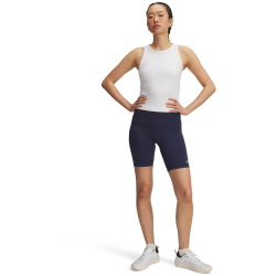 UNDER ARMOUR Motion kurze Leggings Damen 403 - washed navy/white M