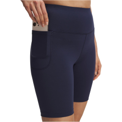 UNDER ARMOUR Motion kurze Leggings Damen 403 - washed navy/white S