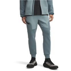 UNDER ARMOUR Unstoppable Fleece Jogginghose Herren 587 - jasper blue/serpentine/black M