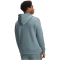 UNDER ARMOUR Icon Fleece Taping Hoodie Herren 587 - jasper blue/squad orange S
