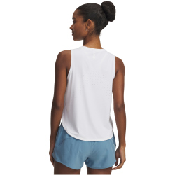 UNDER ARMOUR Launch Elite Lauf-Tanktop Damen 101 - white/reflective S
