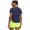 UNDER ARMOUR Launch Elite Laufshirt Damen 403 - washed navy/reflective L