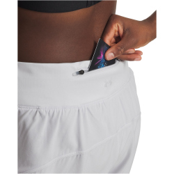 UNDER ARMOUR Launch Pro 2in1 Laufshorts Damen 014 - halo gray/castlerock/reflective XS