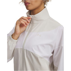 UNDER ARMOUR Rival Woven Jacke Damen 110 - summit white/white/summit white XS