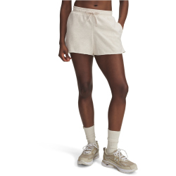 UNDER ARMOUR Rival Terry Fleeceshorts Damen 783 - oatmeal light heather/white XS