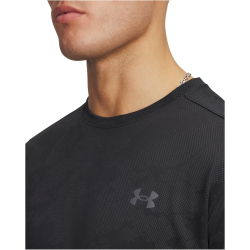 UNDER ARMOUR Tech Vent Jacquard Trainingsshirt Herren 001 - black/anthracite/castlerock XS