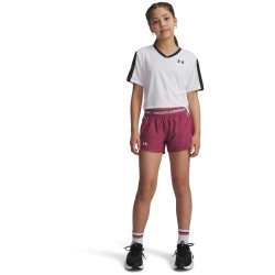 UNDER ARMOUR Tech Play Up Trainingsshorts Mädchen 659 - fuchsia dusk/fuchsia dusk/white M (137-149 cm)