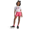 UNDER ARMOUR Tech Play Up Trainingsshorts Mädchen 673 - super pink/super pink/white L (149-160 cm)