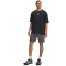 UNDER ARMOUR Icon Taping Fleeceshorts Herren 025 - castlerock/racer red S