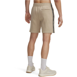 UNDER ARMOUR Icon Taping Fleeceshorts Herren 299 - city khaki/white S