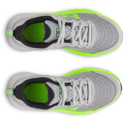 UNDER ARMOUR Assert 10 Laufschuhe Jungen 012 - mod gray/black/hyper green 36