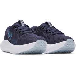 UNDER ARMOUR Charged Surge 4 Laufschuhe Damen 403 - washed navy/blue calm/metallic blue calm 40.5