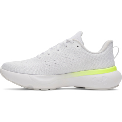UNDER ARMOUR Infinite Laufschuhe Damen 106 - white/distant gray/high vis yellow 42.5