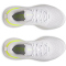 UNDER ARMOUR Infinite Laufschuhe Damen 106 - white/distant gray/high vis yellow 42.5