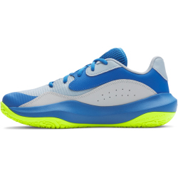 UNDER ARMOUR Lockdown 7 Low Basketballschuhe 453 - blue calm/blue atlantis/high vis yellow 45.5