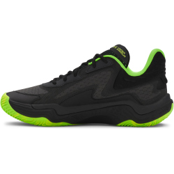 UNDER ARMOUR Spawn 7 Basketballschuhe 004 - black/hyper green/metallic black 40.5