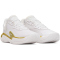 UNDER ARMOUR Spawn 7 Basketballschuhe 102 - white/metallic gold/white 44.5