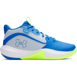 UNDER ARMOUR GS Lockdown 7 Basketballschuhe Kinder 453 - blue calm/blue atlantis/metallic blue calm 36