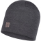 BUFF Heavyweight Merinowolle Mütze solid grey