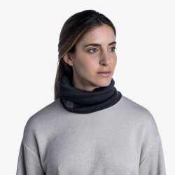 BUFF Heavyweight Merinowolle Solid Multifunktionstuch grey