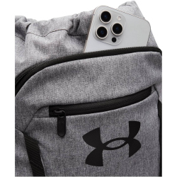 UNDER ARMOUR Hustle Turnbeutel 025 - castlerock/black/black