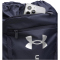 UNDER ARMOUR Hustle Turnbeutel 410 - midnight navy/midnight navy/metallic silver