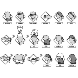 BUFF Kinder Lightweight Merinowolle Schlauchtuch black