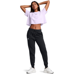 UNDER ARMOUR Icon Jogginghose Damen 001 - black/black/white XS