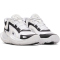 UNDER ARMOUR Jet 25 Basketballschuhe Kinder 100 - white/black/black 35.5