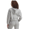 UNDER ARMOUR Rival Piped 1/2-Zip Hoodie Damen 011 - mod gray light heather/white XL