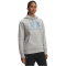 UNDER ARMOUR Rival Shimmer Hoodie Damen 011 - mod gray light heather/iridescent L