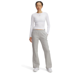 UNDER ARMOUR Piped Pant Rival Jogginghose Damen 011 - mod gray light heather/white M