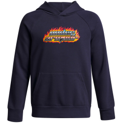 UNDER ARMOUR Rival Flamin Hoodie Jungen 403 - washed...