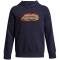 UNDER ARMOUR Rival Flamin Hoodie Jungen 403 - washed navy/washed navy XS (122-127 cm)