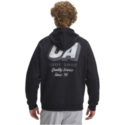 UNDER ARMOUR Rival HBR Logo Hoodie Herren 001 - black/white L